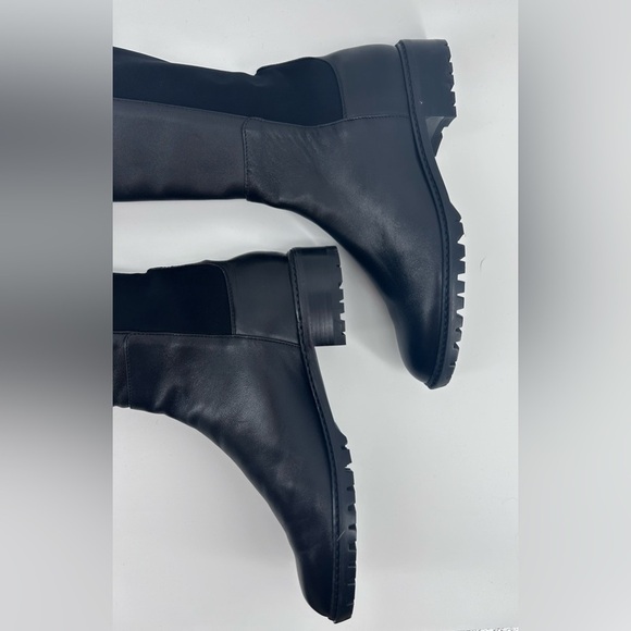 New $950 STUART WEITZMAN 5050 BOOT STRETCH LEATHER OVER THE KNEE BLACK 7.5 S4829 - Picture 9 of 16
